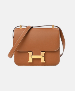 Comstance 19cm Epsom cowhide Silver lock